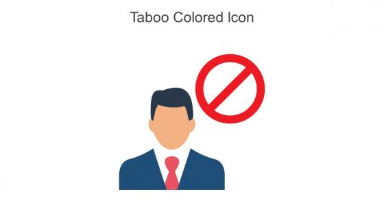 Taboo Colored Icon In Powerpoint Pptx Png And Editable Eps Format