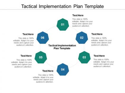 Tactical implementation plan template ppt powerpoint presentation pictures example file cpb