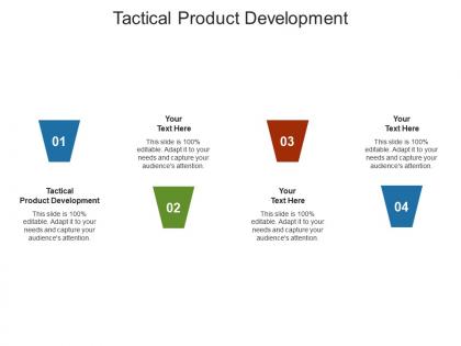 Tactical product development ppt powerpoint presentation slides example cpb