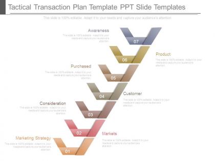 Tactical transaction plan template ppt slide templates