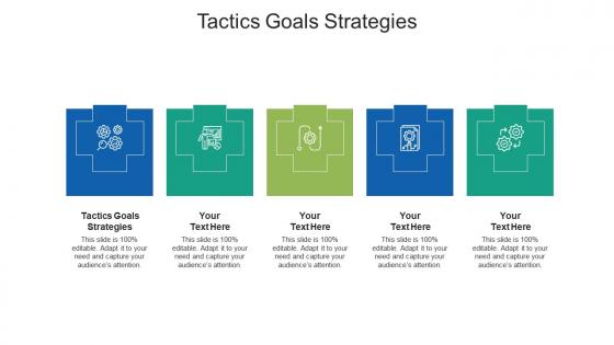 Tactics goals strategies ppt powerpoint presentation examples cpb