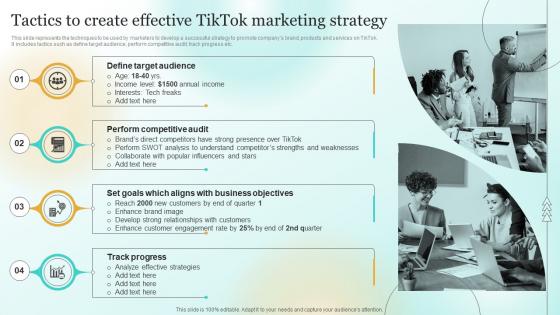 Tactics To Create Effective Tiktok Marketing Strategy Marketing Plan To Enhance Business Mkt Ss