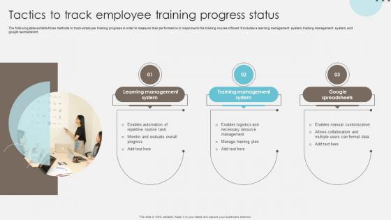 Tactics To Track Employee Training Progress Status