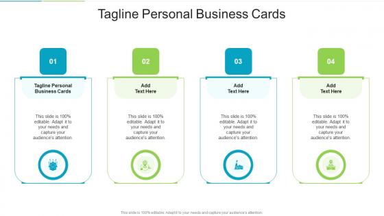 Tagline Personal Business Cards In Powerpoint And Google Slides Cpb