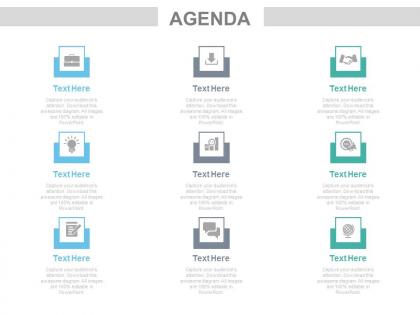 Tags and icons for business deal and sales growth agenda powerpoint slides