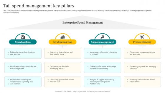 Tail Spend Management Key Pillars