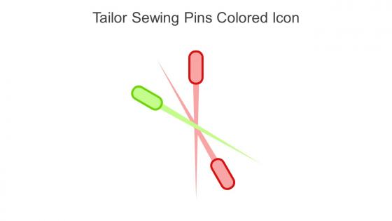 Tailor Sewing Pins Colored Icon In Powerpoint Pptx Png And Editable Eps Format