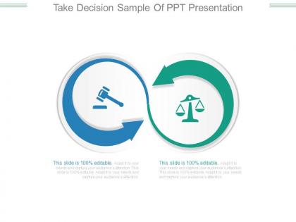Take decision sample of ppt presentation