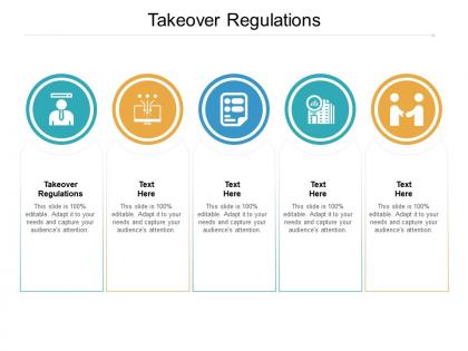 Takeover regulations ppt powerpoint presentation model samples cpb