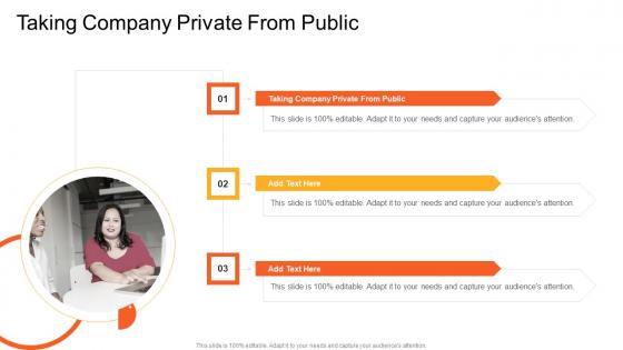 Taking Company Private From Public In Powerpoint And Google Slides Cpb