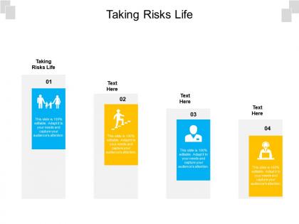 Taking risks life ppt powerpoint presentation file example introduction cpb