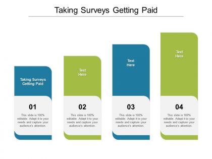 Taking surveys getting paid ppt powerpoint presentation styles professional cpb