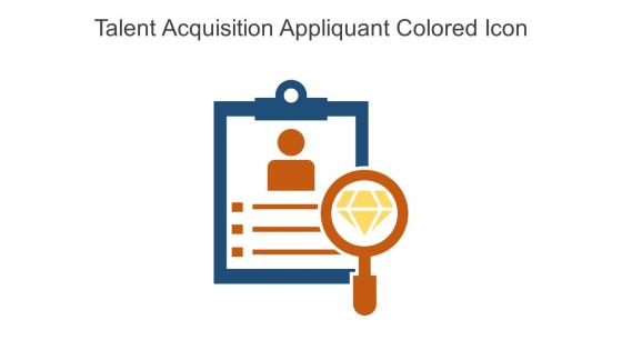 Talent Acquisition Appliquant Colored Icon In Powerpoint Pptx Png And Editable Eps Format