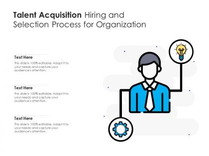 Talent acquisition hiring and selection process for organization