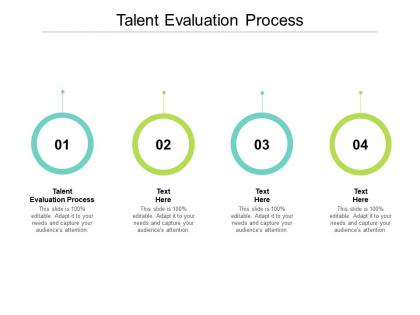 Talent evaluation process ppt powerpoint presentation pictures visual aids cpb