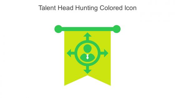 Talent Head Hunting Colored Icon In Powerpoint Pptx Png And Editable Eps Format