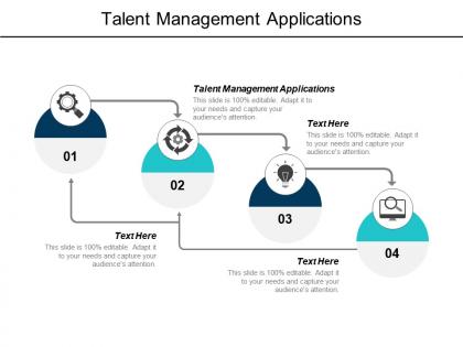Talent management applications ppt powerpoint presentation model slide download cpb