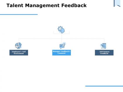 Talent management feedback assessment ppt powerpoint presentation diagram graph charts
