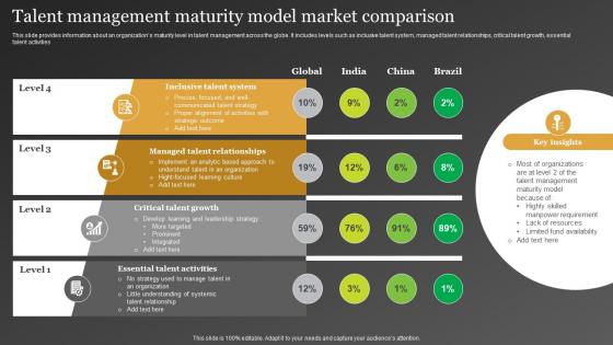 Talent Management Maturity Model Market Comparison