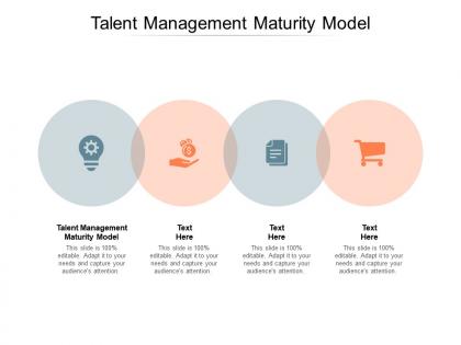 Talent management maturity model ppt powerpoint presentation infographics ideas cpb