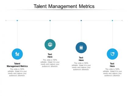 Talent management metrics ppt powerpoint presentation icon template cpb