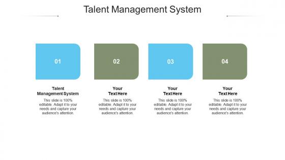 Talent management system ppt powerpoint presentation summary show cpb