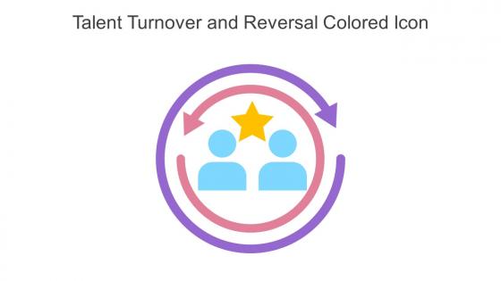 Talent Turnover And Reversal Colored Icon In Powerpoint Pptx Png And Editable Eps Format