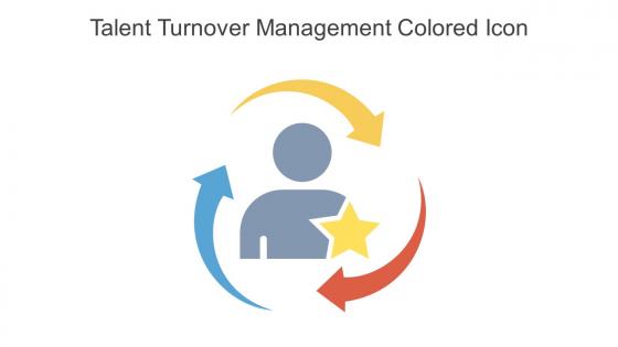 Talent Turnover Management Colored Icon In Powerpoint Pptx Png And Editable Eps Format