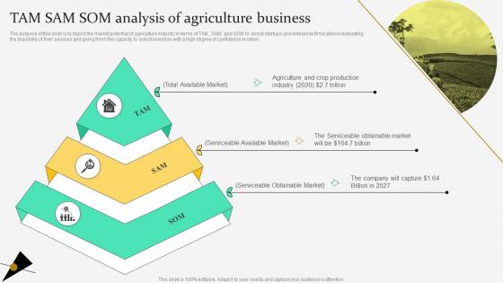Tam Sam Som Analysis Of Agriculture Business Agriculture Products Business Plan BP SS