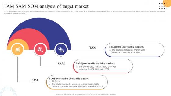TAM SAM SOM Analysis Of Target Market Strategies To Convert Traditional Business Strategy SS V