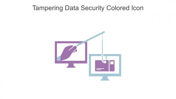 Tampering Data Security Colored Icon In Powerpoint Pptx Png And Editable Eps Format