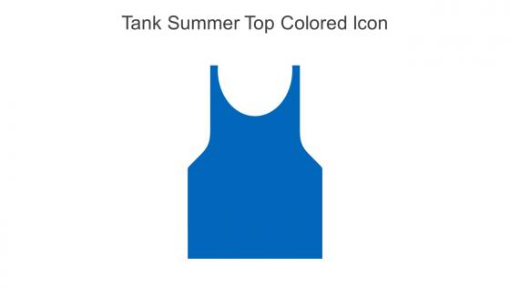 Tank Summer Top Colored Icon In Powerpoint Pptx Png And Editable Eps Format