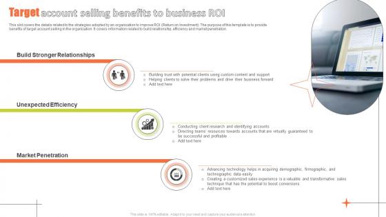 Target Account Selling Benefits To Business ROI