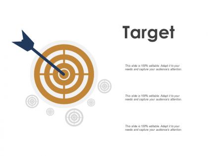 Target arrow goal k98 ppt powerpoint presentation guide