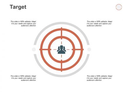 Target arrow l218 ppt powerpoint presentation icon example topics