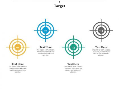 Target arrow marketing ppt infographics example introduction