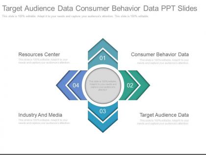 Target audience data consumer behavior data ppt slide