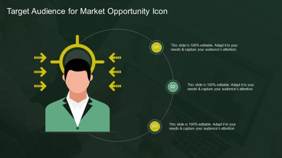 Target Audience For Market Opportunity Icon