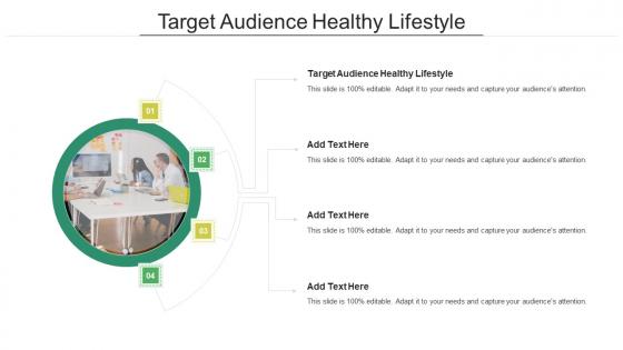 Target Audience Healthy Lifestyle In Powerpoint And Google Slides Cpb
