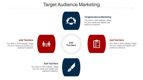 Target Audience Marketing Ppt Powerpoint Presentation Ideas Design Ideas Cpb