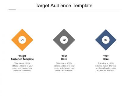 Target audience template ppt powerpoint presentation professional format cpb