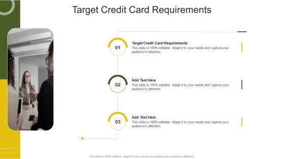 Target Credit Card Requirements In Powerpoint And Google Slides Cpb