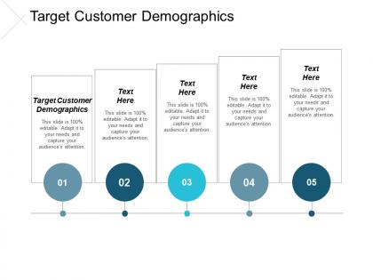 Target customer demographics ppt powerpoint presentation icon demonstration cpb
