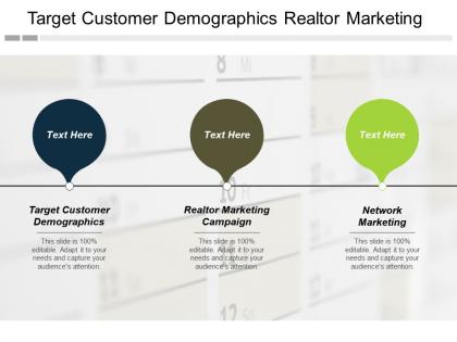Target customer demographics realtor marketing campaign network marketing cpb