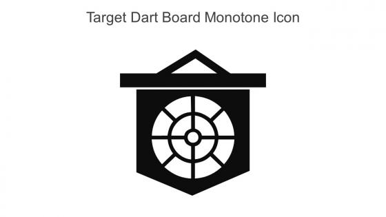 Target Dart Board Monotone Icon In Powerpoint Pptx Png And Editable Eps Format