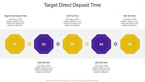 Target Direct Deposit Time In Powerpoint And Google Slides Cpb