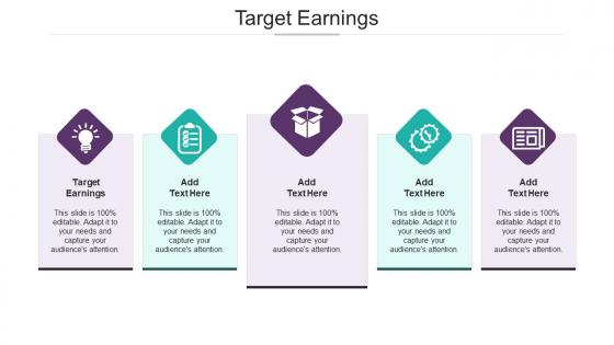 Target Earnings In Powerpoint And Google Slides Cpb