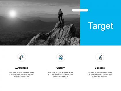 Target goal arrows e346 ppt powerpoint presentation file guide