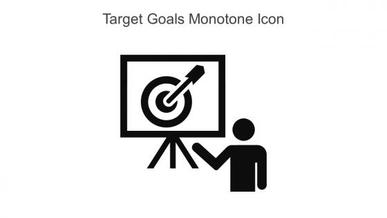 Target Goals Monotone Icon In Powerpoint Pptx Png And Editable Eps Format
