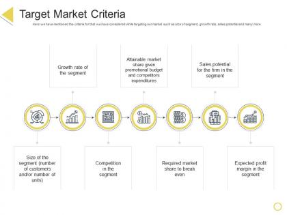 Target market criteria retail positioning stp approach ppt powerpoint presentation icon inspiration